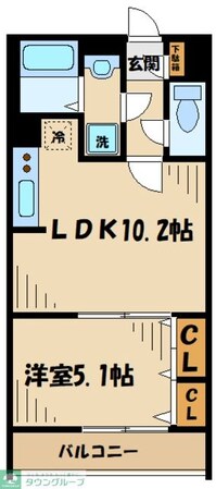 ハイハーバーの物件間取画像